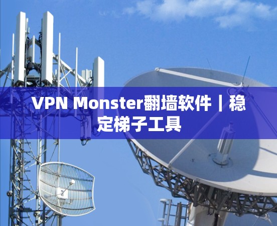 VPN Monster翻墙软件｜稳定梯子工具