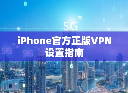 iPhone官方正版VPN设置指南