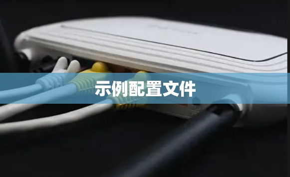 示例配置文件