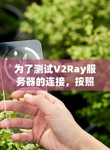 为了测试V2Ray服务器的连接，按照以下步骤进行操作
