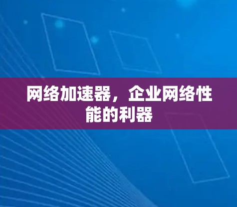 网络加速器，企业网络性能的利器
